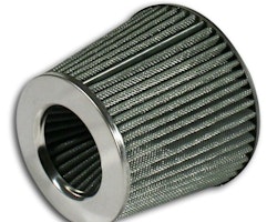 Power- Filter, silver with 60, 70, 76, 84 and 90mm connection