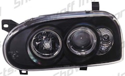 VW Golf III Angeleye Headlights Black