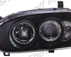 VW Golf III Angeleye Headlights Black