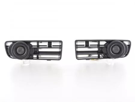 Fog lights VW Golf 4 98-02 black with cover