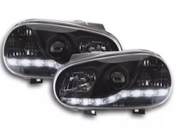 Daylight headlight LED daytime running lights VW Golf 4 97-03 black