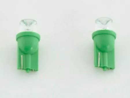LED bulbs green SET (2 pieces)