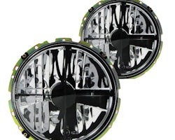 Headlights with crosshair suitable for VW Golf 1