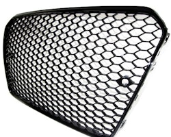Single frame Front Grill badgeless, black glossy suitable for A5 8F, 13-16