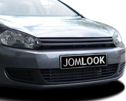 Front Grill badgeless, black suitable for VW Golf 6 year 2008-