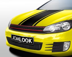 Front bumper in sports design with grill and fog lights suitable for VW Golf 6