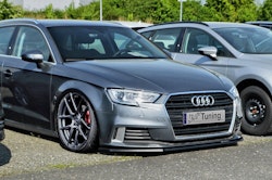 CUP Spoilerschwert Frontspoilerlippe Cuplippe für Audi A3 8V Facelift ABE - CARBON LOOK