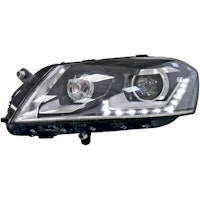 Headlights VW Passat B7 10-14 LED Dayline black