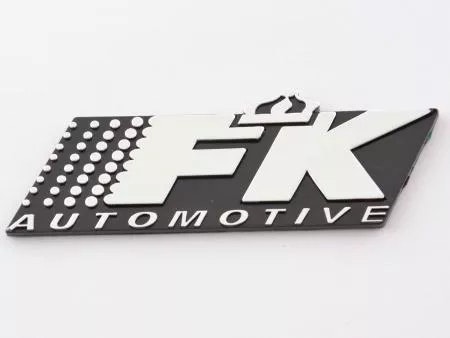 Sticker chrome 3D car sticker 3D FK Automotive Logo chrome
