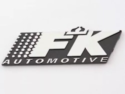 Sticker chrome 3D car sticker 3D FK Automotive Logo chrome