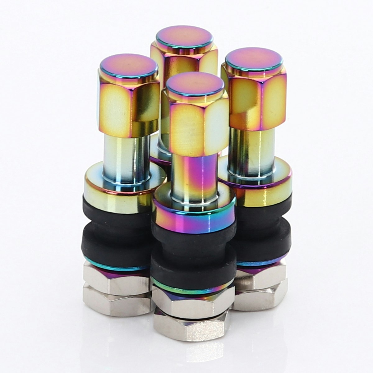 SET OF ALUMINUM AIR VALVES JR V2 - NEOCHROME