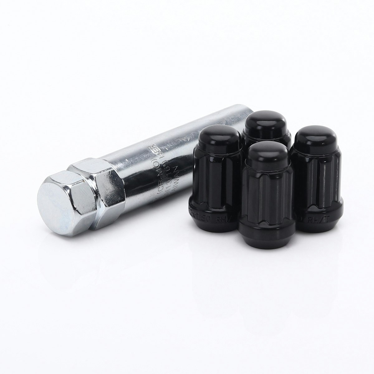 ANTI-THEFT LUG NUTS JR ATN1 - 12X1,5 BLACK.