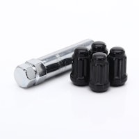 ANTI-THEFT LUG NUTS JR ATN1 - 12X1,25 BLACK.