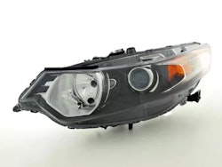 Spare parts headlight left Honda Accord (CU / CW) 08-, black