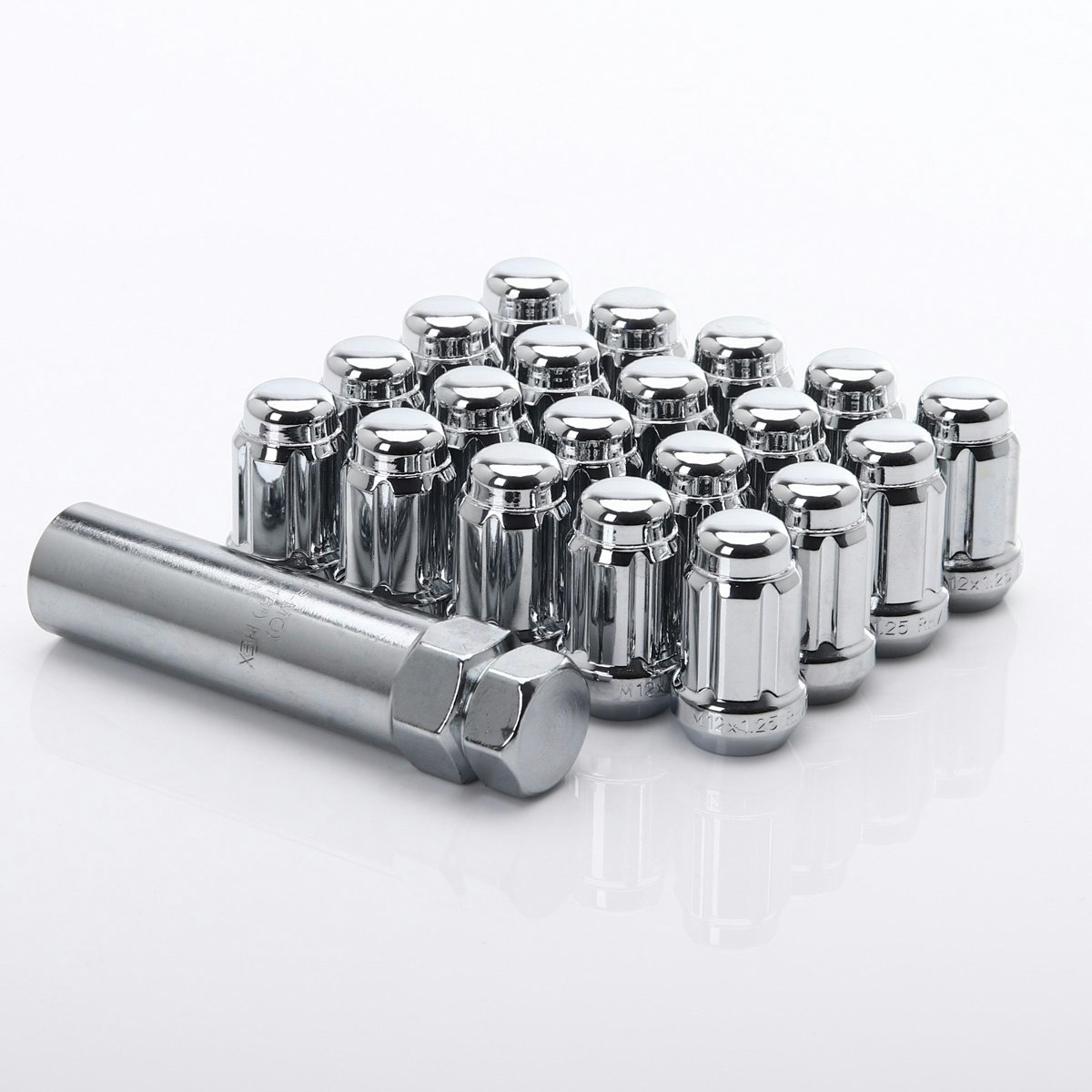 FORGED STEEL JAPAN RACING NUTS JN2 12X1,5 CHROME