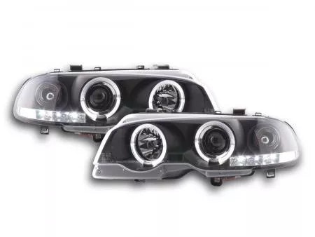 Headlight set BMW 3-series E46 Coupe / Cabrio 98-02 black