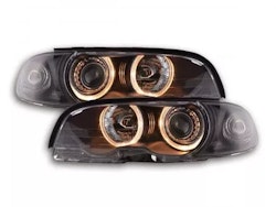 Angel eye headlight BMW 3er Coupe type E46 98-01 black