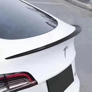 Achterspoiler passend voor Tesla Model Y 2019- (ABS Glanzend zwart)