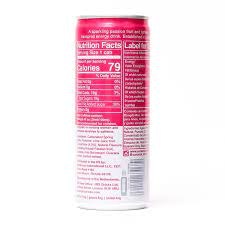 1 x Passion Fruit & Lychee Natural Energy Drink 250ml - sukker