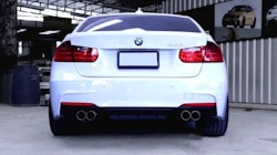 BMW F30 F31 Hækskørte Duplex M-Performance / M-Technik Blank Sort