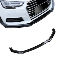 Frontspoiler Frontspoilerlippe Frontflap Spoiler Splitter schwarz glänzend +ABE+ für Audi A4 B9 (Typ 8W) 15-19 passend für Audi A4 B9 (Typ 8W) Bj. 2015-2019