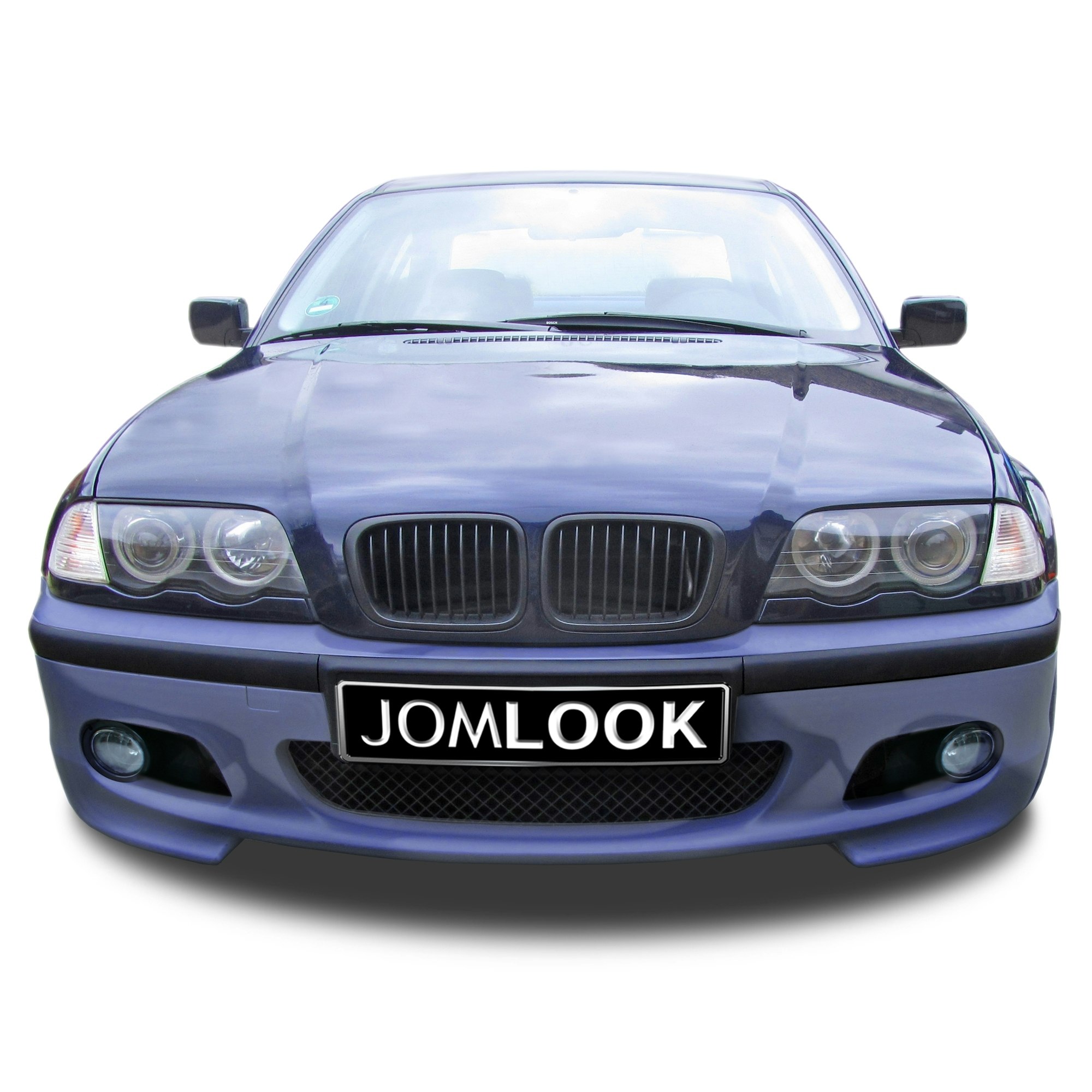 Front bumper with fog light hole suitable for BMW 3er E46 Sedan year 1998 - 2005, not for Coupe and Cabrio !