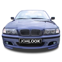 Front bumper with fog light hole suitable for BMW 3er E46 Sedan year 1998 - 2005, not for Coupe and Cabrio !