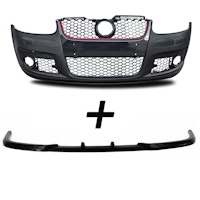 Front bumper in sports design with honeycomb grill suitable for VW Golf 5