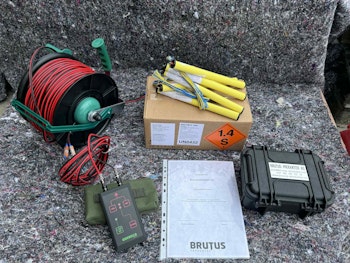 Trådvinde kompakt m/ 100m skytekabel