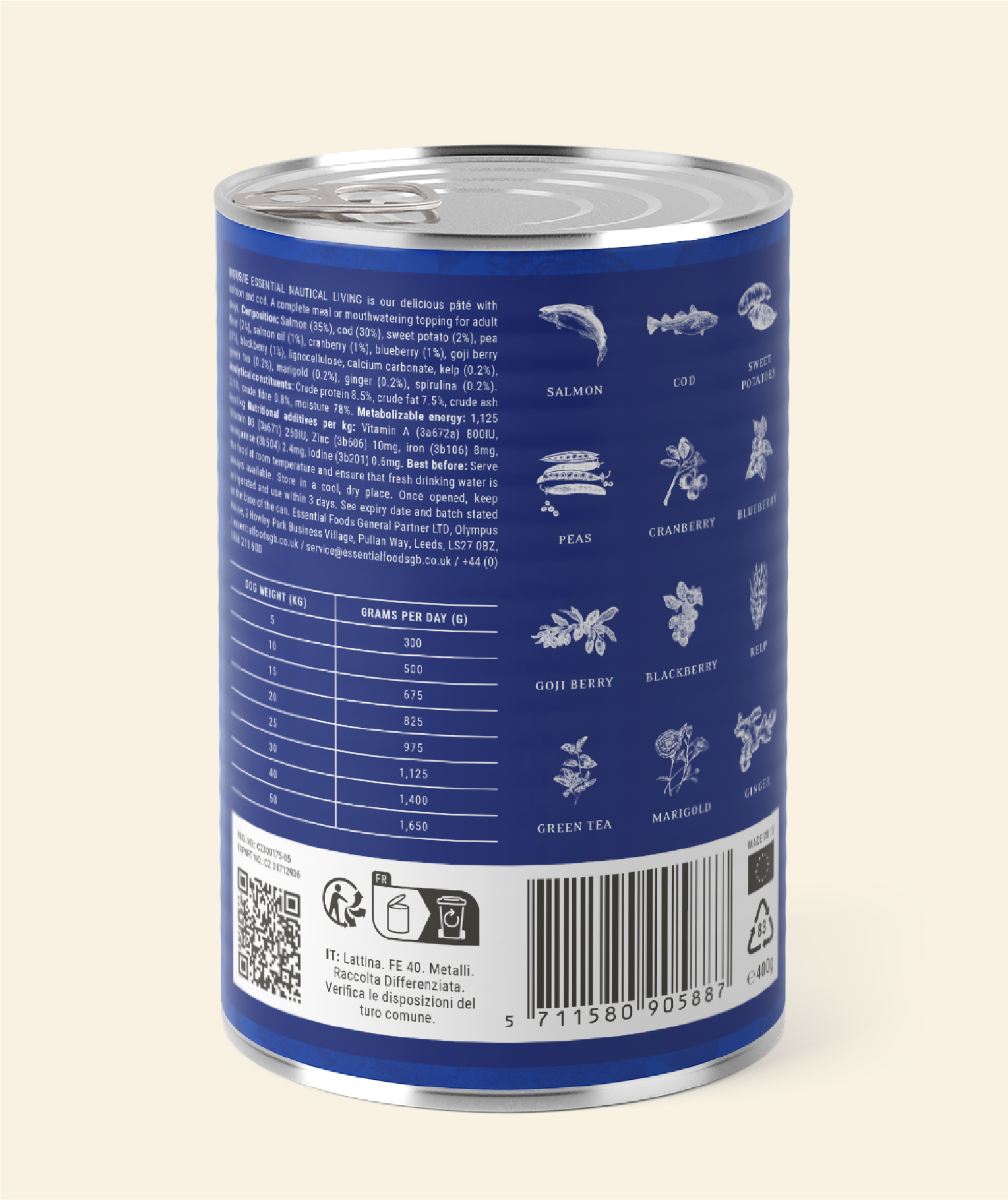 ESSENTIAL NAUTICAL LIVING PÂTÉ 400G