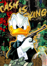 CASH IS KING POSTER 50X70