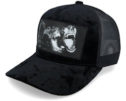 Dogs Velvet Black A-frame Trucker Calza Pennello