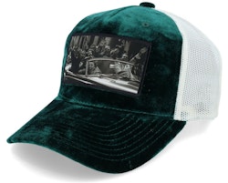Cabriolet Party Green/Ivory Velvet Trucker Calza Pennello