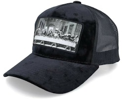 Last Supper Black Velvet Trucker Calza Pennello