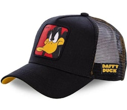 Trucker Keps Looney Tunes Daffy Black