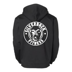 SILVERBACK LOGO ZIP HOOD