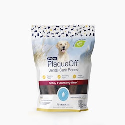 ProDen PlaqueOff® Dental Care Bones – Kalkon- och Tranbärssmak