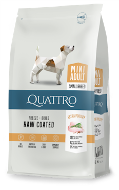 Quattro All Breed with Poultry, Mini Adult 7kg
