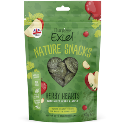 Excel Natures Snack Herby Hearts 60 g