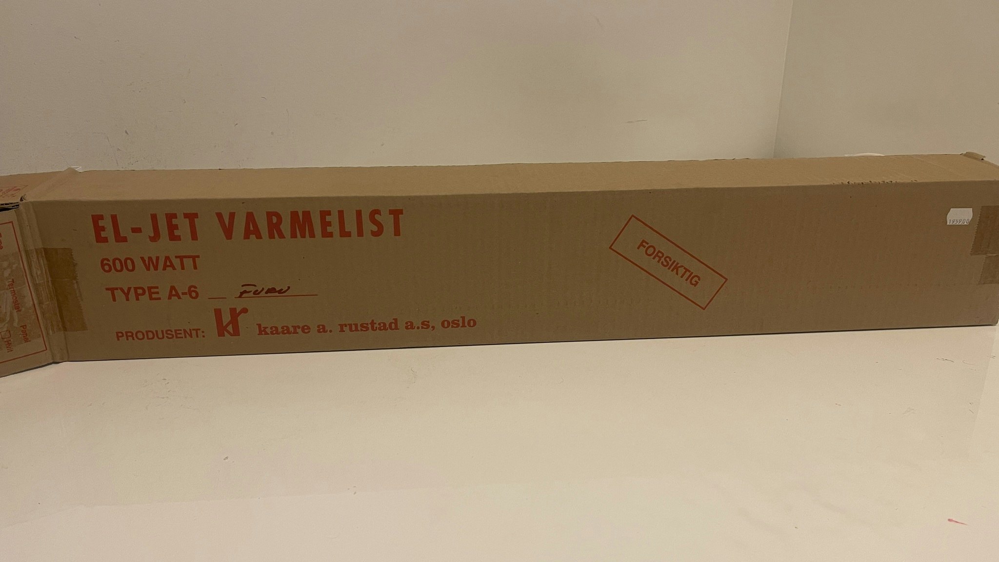 El-Jet Varmelist, Furu 600 W - 220 V