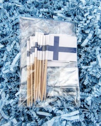 Finska cocktailflaggor - Suomalaisia cocktaillippuja 15-pack