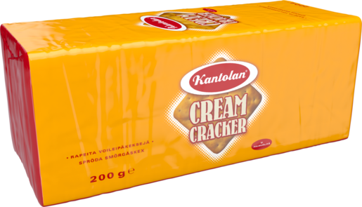 Kantolan - Cream Cracker smörgåskex 200g - Voileipäkeksi