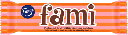 Fazer - Fami hasselnötschoklad 32g - hasselpähkinäsuklaa