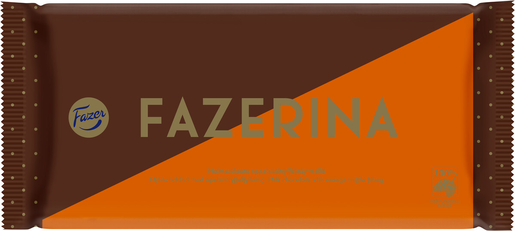 Fazer - Fazerina apelsinchoklad 121g - Fazerina appelsiinisuklaa