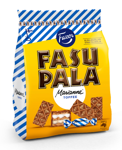Fasupala Marianne Toffee chokladvåfflor 215 g