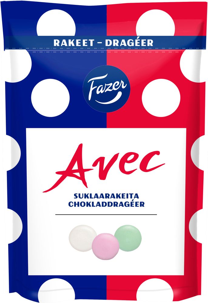Fazer - Avec franska pastiller 175g - ranskalaisia pastilleja