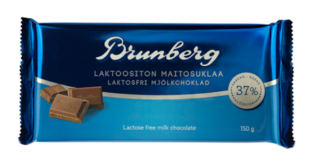 Brunberg - Laktosfri mjölkchoklad 150g