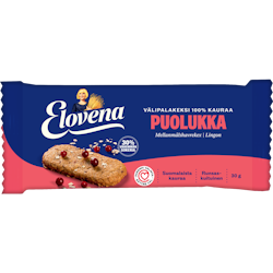 Elovena - havre-lingon mellanmålskex 30g