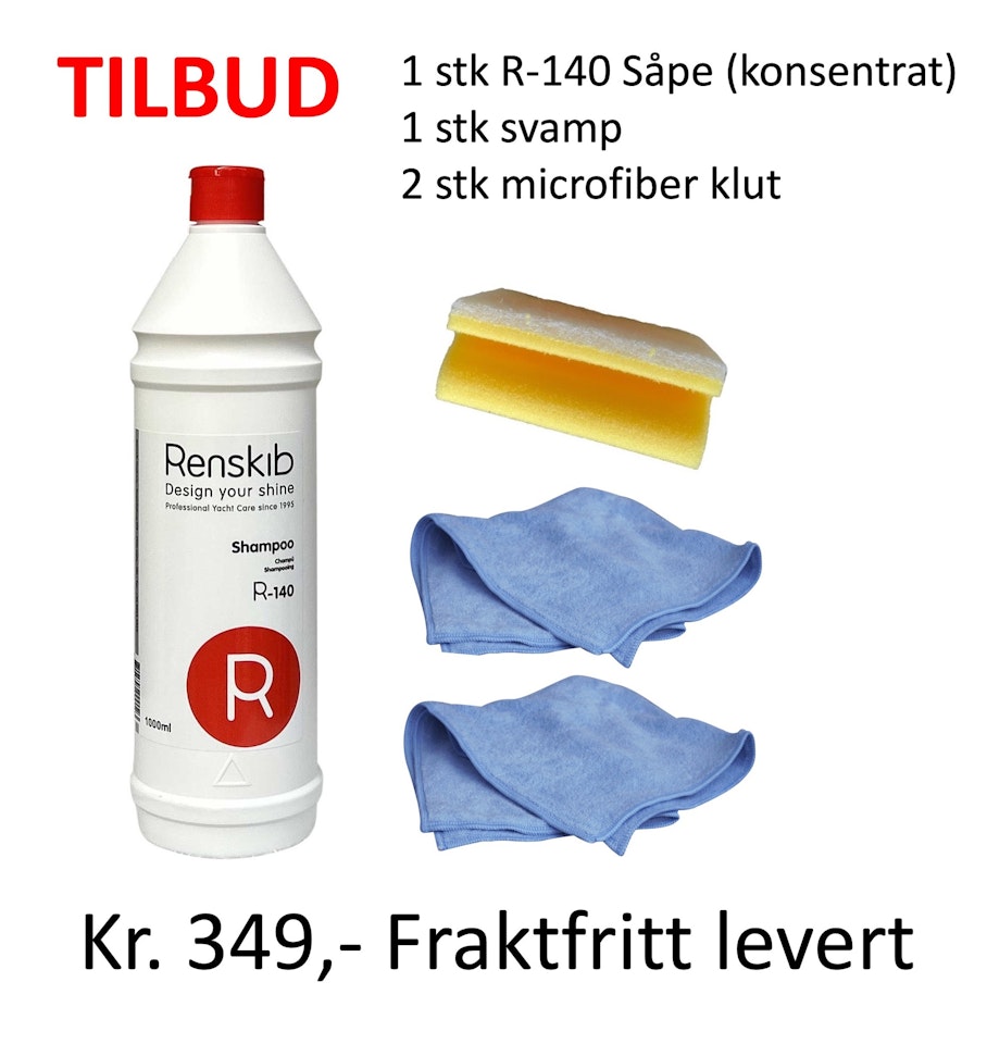 Gelcoat vask/rengjøring (konsentrat) R-140 pakke