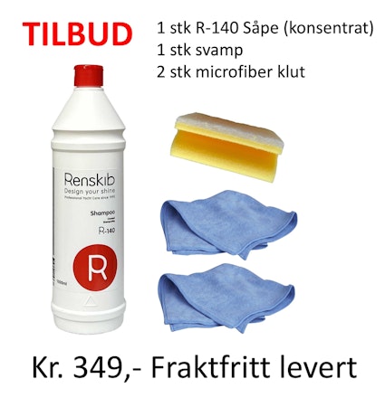 Gelcoat vask/rengjøring (konsentrat) R-140 pakke